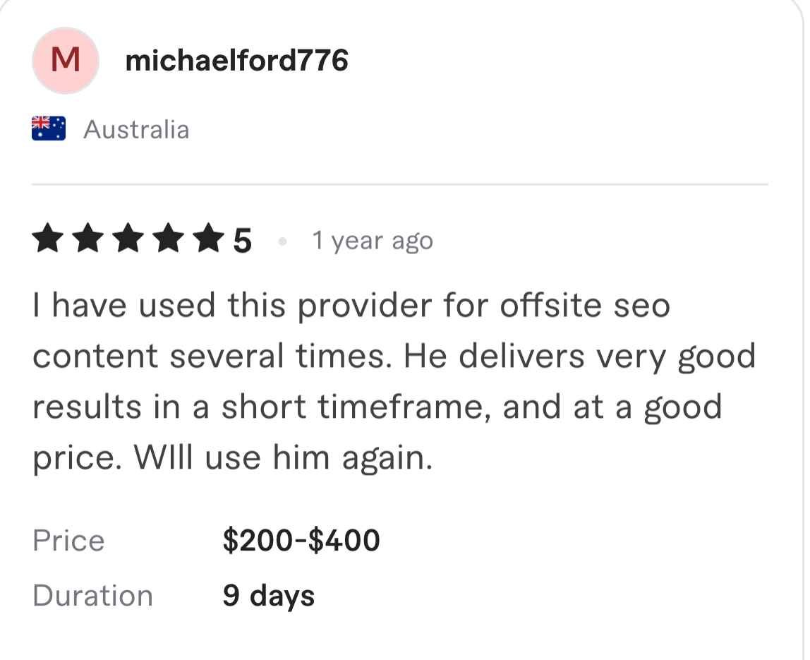 Marketing USA Agency client review
