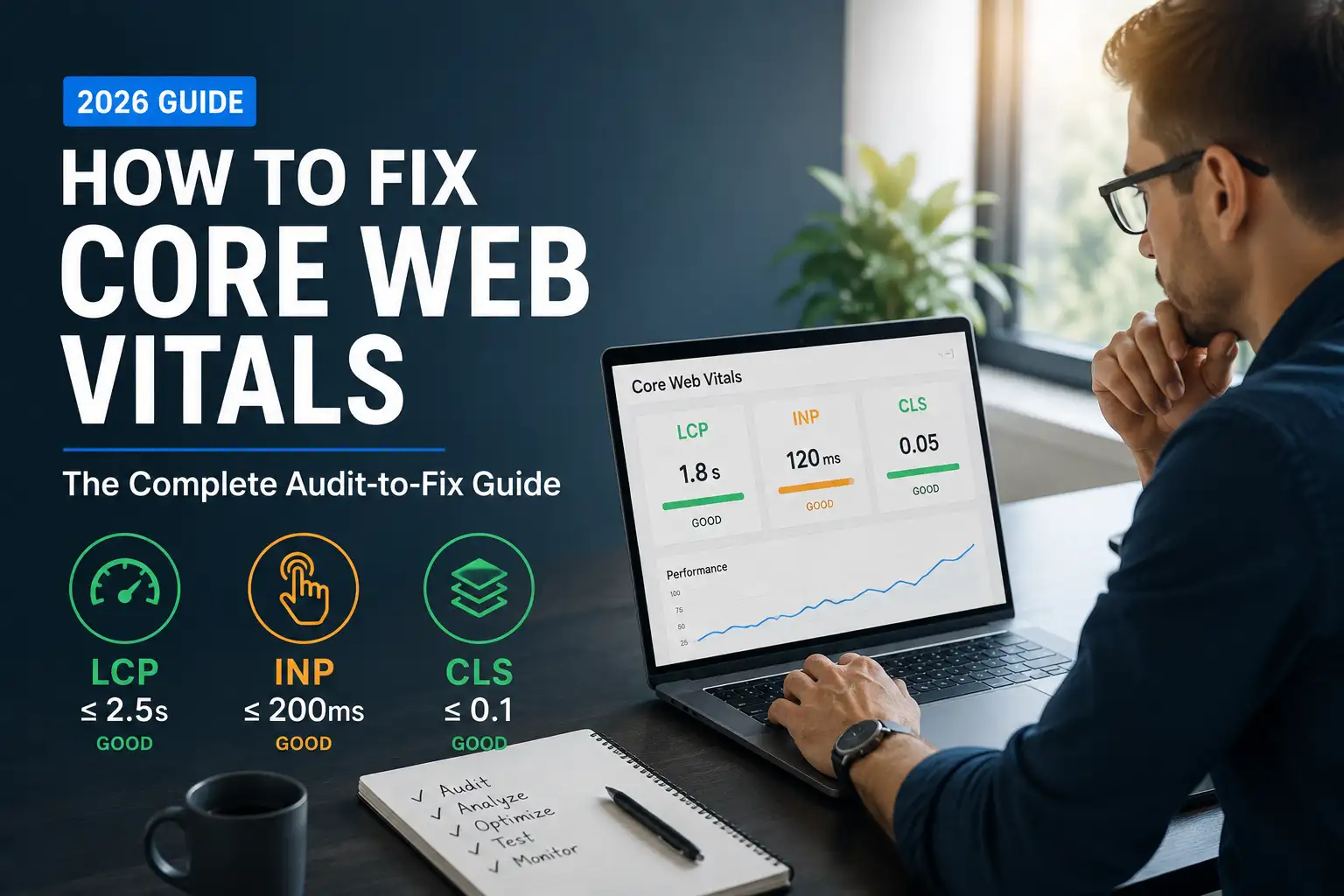 How to Fix Core Web Vitals: The Complete 2026 Audit-to-Fix Guide